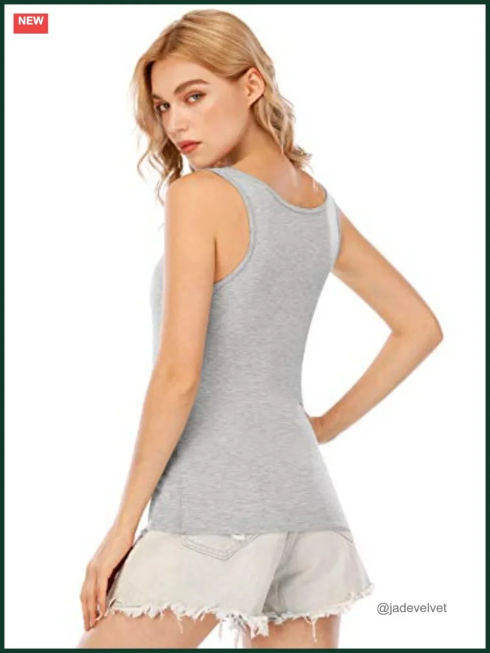 Women's Tank Tops 4-Pack Lightweight Modal Spandex Camis Sleeveless Yoga